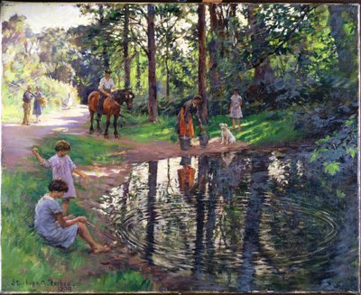 The Pond by Stanhope Alexander Forbes