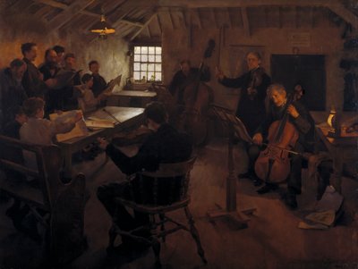 The Village Philharmonic by Stanhope Alexander Forbes