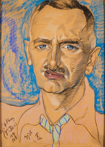 Portrait of Mieczysław Gajewicz by Stanislaw Ignacy Witkiewicz