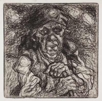 Old Peasant Woman by Stanisław Osostowicz