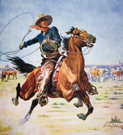 Texas Cowboy by Stanley L. Wood