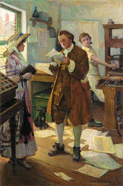 Franklin the Printer by Stanley Massey Arthurs
