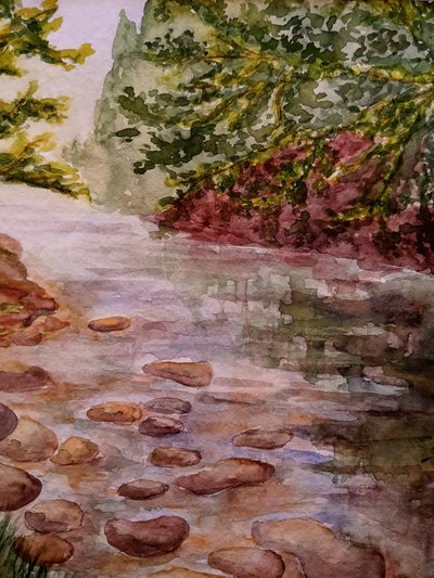 In the Forest - Stream by Steegs Art Karin
