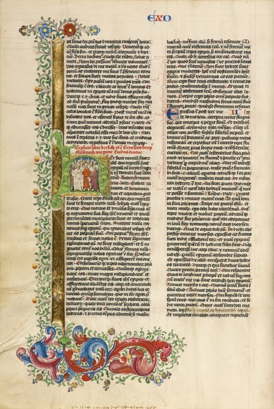 Initial H: The Exodus of the Israelites by Stefan Lochner