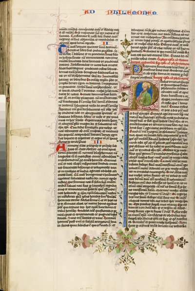 Initial P: Saint Paul by Stefan Lochner