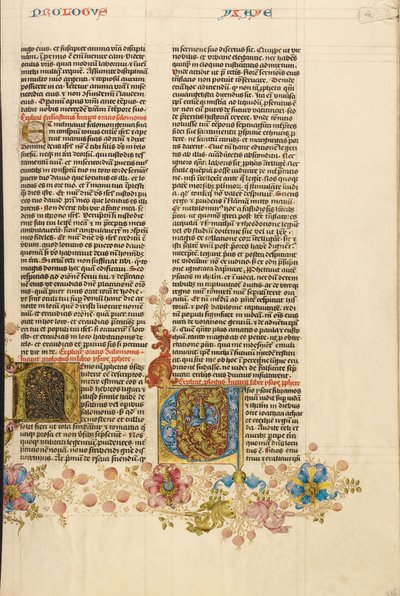 Initial V: Isaiah by Stefan Lochner