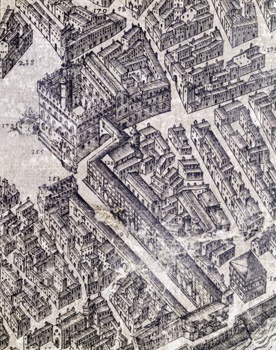 Map of Florence by Stefano Buonsignori