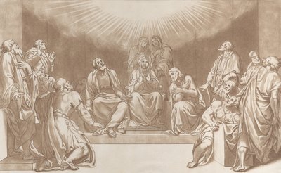 Descent of the Holy Ghost, 1760-90 by Stefano Mulinari