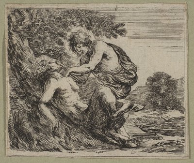 Apollo and Marsyas, 1644 by Stefano della Bella