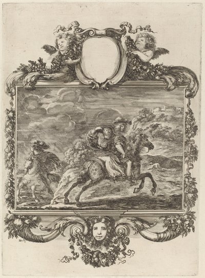 Clovis and Clotilda by Stefano della Bella
