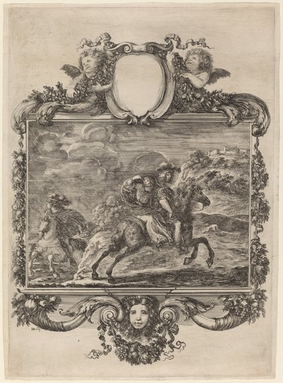 Clovis and Clotilda by Stefano della Bella