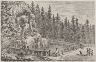 Colossal Statue of the Apennines by Stefano della Bella