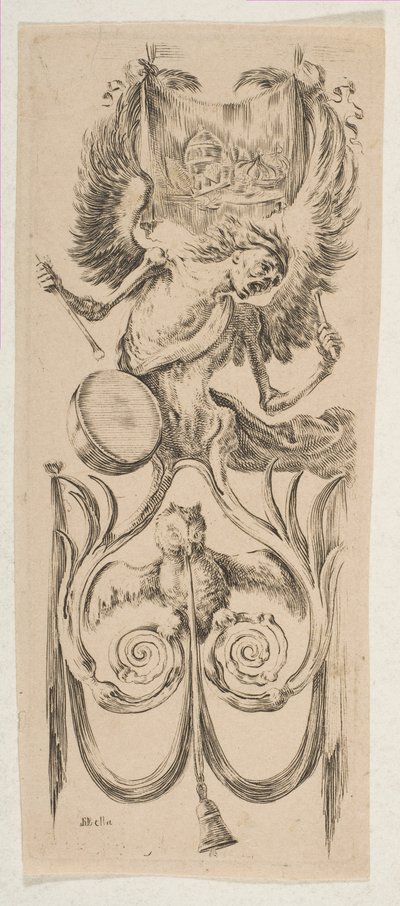 Death Beating a Drum, ca. 1653 by Stefano della Bella