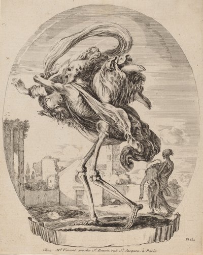 Death Carrying a Woman, probably 1648 by Stefano della Bella