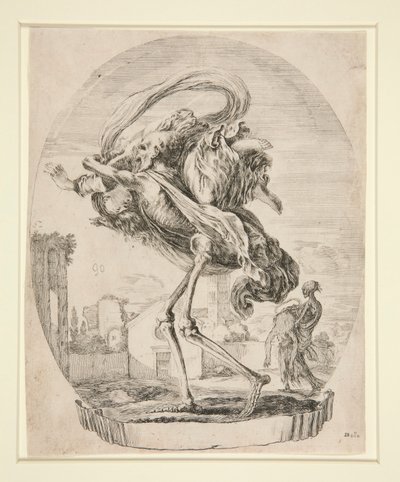 Death Taking a Young Woman by Stefano della Bella