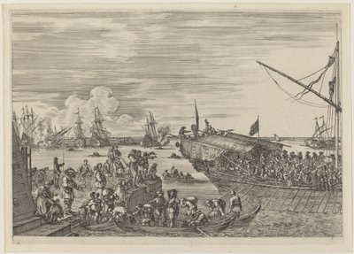 Departure of a Ship by Stefano della Bella