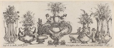 Fantastic Vases, probably 1646 by Stefano della Bella