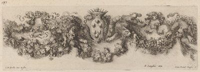 Festoon with Medici Coat of Arms by Stefano della Bella