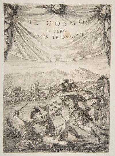 Frontispiece for Il Cosmo, 1650 by Stefano della Bella