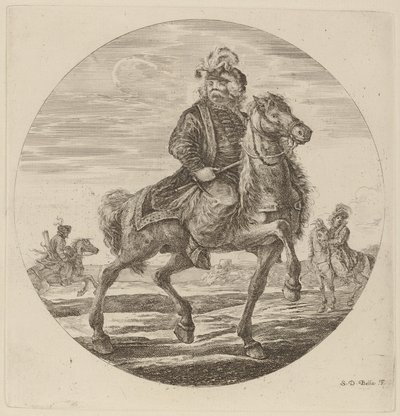 Hungarian Cavalier by Stefano della Bella