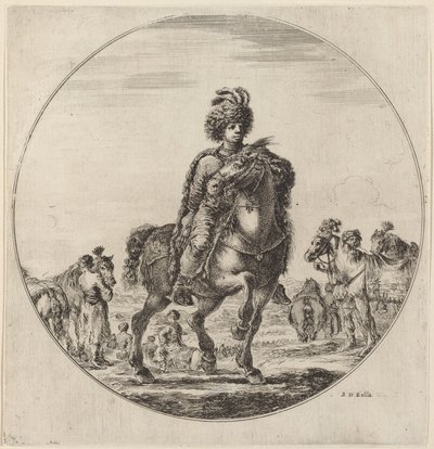 Hungarian Cavalier by Stefano della Bella