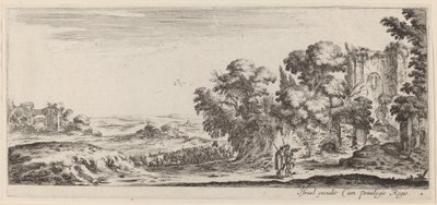 Landscape with Ruins by Stefano della Bella