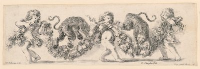 Ornaments of Friezes and Foliage by Stefano della Bella