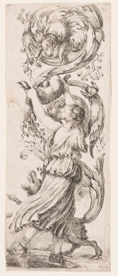 Grotesque Ornament by Stefano della Bella