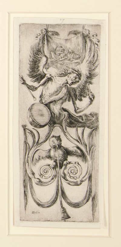 Ornamenti o grottesche, set of twelve by Stefano della Bella