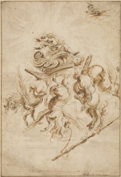 The Fall of Phaeton, c. 1655 by Stefano della Bella