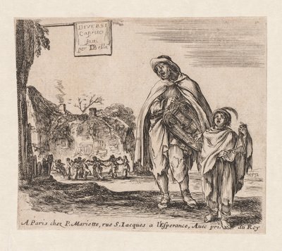 Title Page: Diversi Capricci by Stefano della Bella