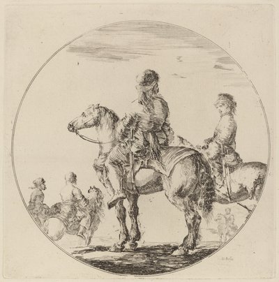 Two Polish Cavaliers by Stefano della Bella