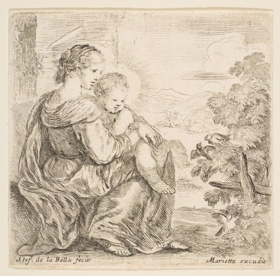 Virgin and Christ Child, 1641 by Stefano della Bella