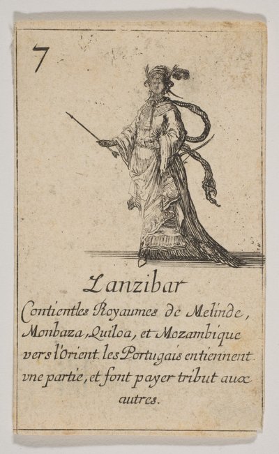 Zanzibar, 1644 by Stefano della Bella