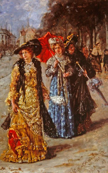 The Promenade by Stephen Catterson the Younger Smith