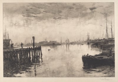 Gloucester Harbor by Stephen Parrish