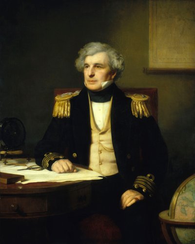 Captain Sir James Clark Ross (1800-1862) by Stephen Pearce