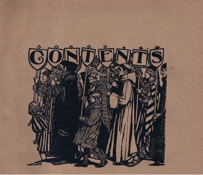 Contents page by Stephen Reid
