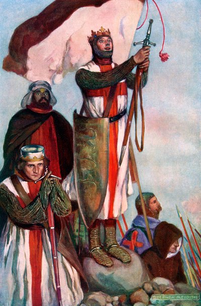 Crusaders Sighting Jerusalem, 1909 by Stephen Reid