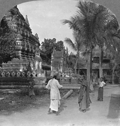 Amarapura, Burma, 1908 by Stereo Travel Co