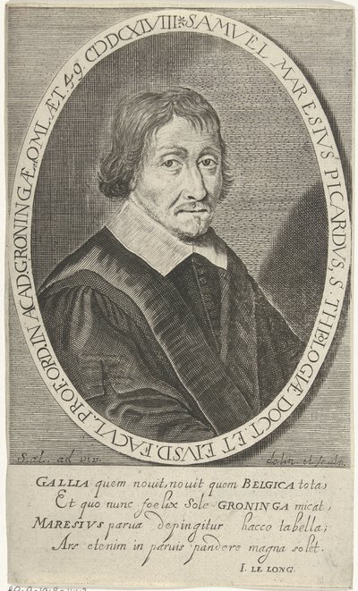 Portrait of Samuel Maresius by Steven van Lamsweerde