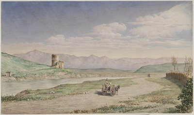 Scene at Ponte Molle in the Roman Countryside by Stilling, H.C.