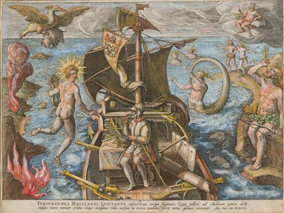 Ferdinandes Magallanes Lusitanus Americae Retectio, 1591 by Stradanus