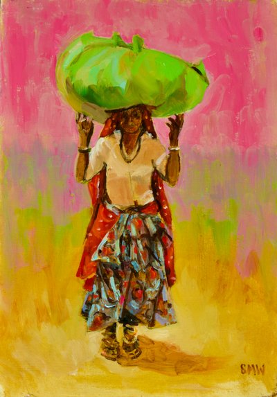 Indian Field Worker, 2020 by Sue Wales