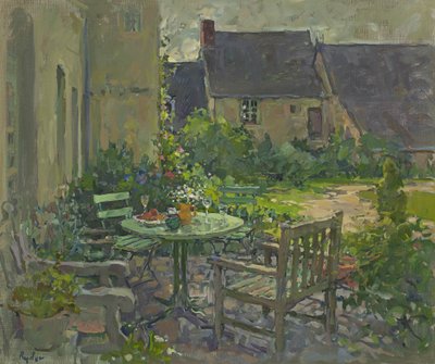 Courtyard Drinks, Champfreau by Susan Ryder