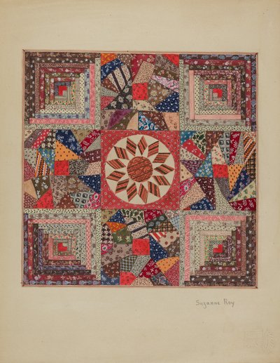 Crib Coverlet by Suzanne Roy