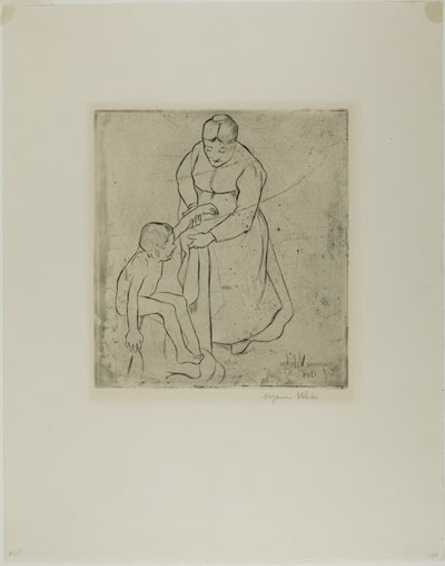 Grandmother and Child by Suzanne Valadon
