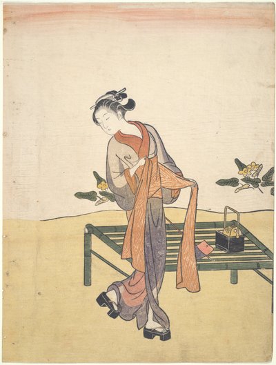 Beauty Cooling Off by Suzuki Harunobu