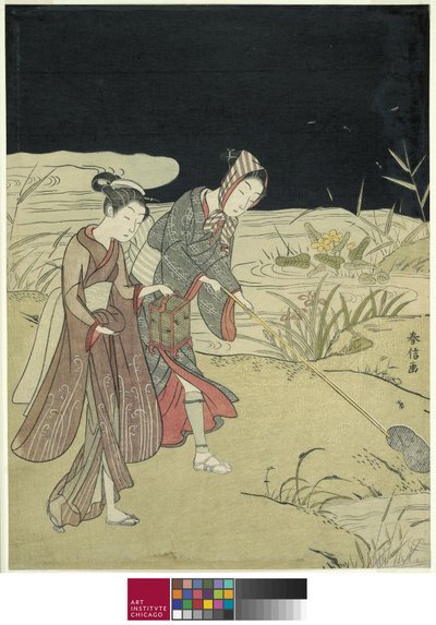 Catching Fireflies, c.1767-68 by Suzuki Harunobu