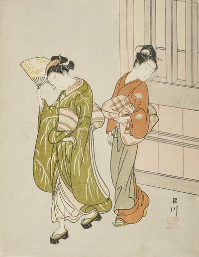 Clearing Breeze from a Fan by Suzuki Harunobu